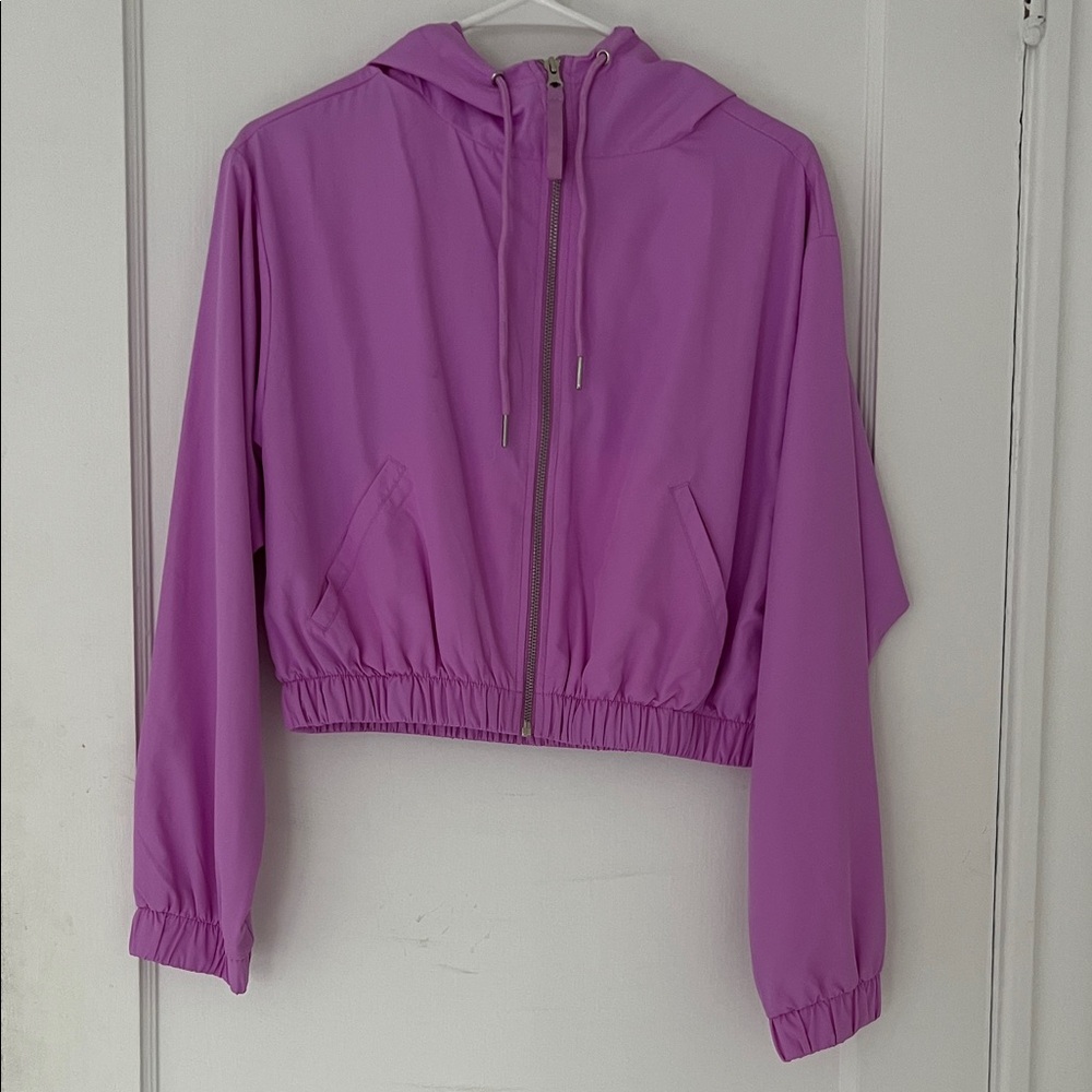 Forever 21 Lavender Bomber Jacket - S
